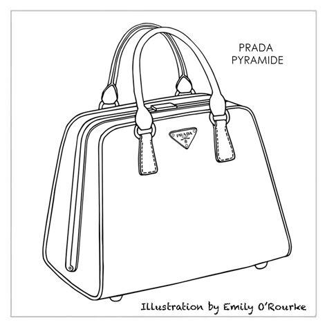 prada bag drawing|Prada handbags latest collection.